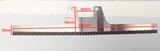 Packaging Machine Cutting Blade serrated - Blade No 204043 / 29391 -  5 pk