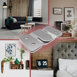 Z Clamps Interlock Wall Mounting Brackets French Cleat for Cabinets ** Pack of 2
