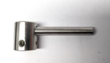 WOK handle PEL 22S and 23S - 4 screws - Universal stainless steel valve handle