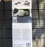 10XComposite Interlocking Decking Tiles 30x30cmCovers 0.9m².Garden/Patio/Balcony