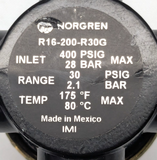 Norgren R16 Preset regulator G1/4 ports 2 bar R16-200-R30G