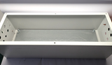 METAL SCREW DOWN ELECTRIC ENCLOSURE 760MM X 280MM X 210MM WITH HOLES BOTH ENDS