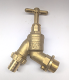3 / 4 " brass Hose Union Bib Tap with an integrated double check valve