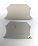 Weidmüller 10500000000 W Series End Cover for Use with DIN Rail Terminal Blocks