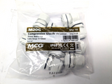 MCG White 20mm M20x1.5 Compression Gland Pack Of 10