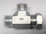 1 / 2 " BSPP Male x BSPP Swivel Female x BSPP Male Run Tee