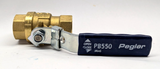 PEGLER PB550 1/2" PN25 - WRAS DZR BRASS - BALL VALVE