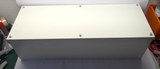 METAL SCREW DOWN ELECTRIC ENCLOSURE 760MM X 280MM X 210MM WITH HOLES BOTH ENDS