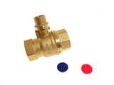 Pegler PB550 Full Bore Ball Valve (LS FF Rp 1" (PN25) (DN25) DZR CR 245262