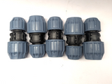Jason Reducer socket PP 32 mm x 25 mm - 16bar black/ blue DVGW/KIWA/WRA - 5 pack