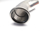 45° elbow fitting - press connection - male Spigot - SS - R2712 SS21S - Pack 2