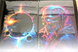 Displate Colourful Galaxy and Cyber Skull - Twin Pack