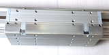 Rodess cylinder with external carriage - bore 50mm stroke 600mm Cushioning 40mm
