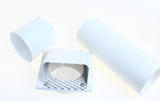 Nordpeis Wall Vent and Pipe 4" x 330mm 43871013