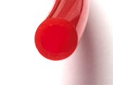 Red Polyurethane Pneumatic Tubing - CDC CDPU0640RD -  OD 6mm ID 4mm - 25m