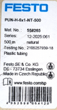 6mm Thermoplastic Elastomer Pipe Hose Festo PUN-H-F-6X1-NT OD 6 mm ID 4mm  - 25m
