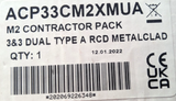 3&3 Dual Type A RCD Metalclad - ACP33CM2XMUA