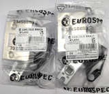 CARLISE BRASS BTL4/SQ - Tubular Mortice Latch with Bolt Through Faciity (4pack )