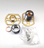 Exposed Thermostatic Shower Bar Valve Easy Wall Fix Kit Bracket Concealed Pair