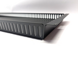 Rack Merchandising Tray - black metal - 535 mm  x 214 mm  x 30 mm  - 4 pack