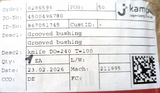grooved bushing - Kampf - 52 grooves - 100mm wide -  Dia 240mm ext 210mm int