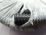 RS PRO Dark Grey Polyvinyl Chloride Reinforced Flexible Ducting 10 m 32 mm ID