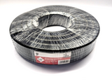 Reinforced Vinyl 30m hose Braided black 1/4" 6mm ID- 10mm OD inc VAT