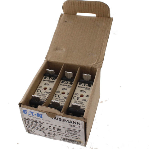Eaton 35NHG000BI 35A 500V / Fuse link 500V Bussman (Pack of 3)