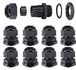 M32 Weatherproof NYLON CABLE GLAND WITH WASHER /COMPRESSION (pack of 25)
